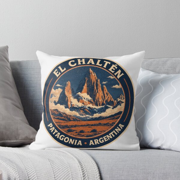 Item preview, El Chaltén Argentina Vintage Badge Fitz Roy Patagonia designed and sold by JIGUWORLD.