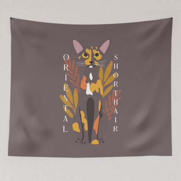 Item preview, Tortoiseshell Oriental Shorthair Cat designed and sold by IvysCreativityHouse.