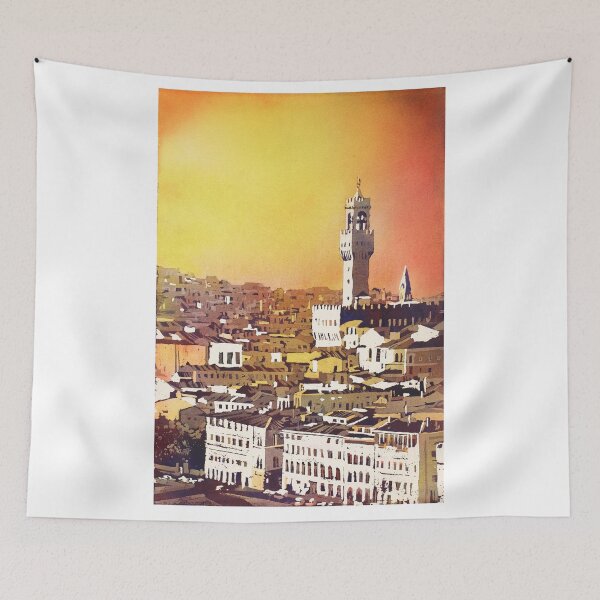 Item preview, Palazzo Vecchio in the medieval city of Florence, Italy.   designed and sold by rfoxphoto.