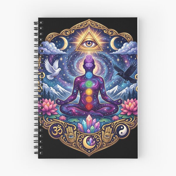 Item preview, Cosmic Chakra Meditation Third Eye Sacred Symbols designed and sold by NeuralLoft Frequency.