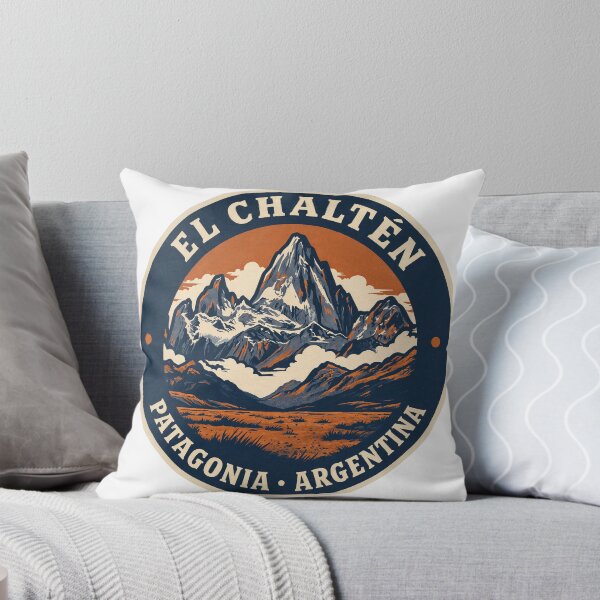 Item preview, El Chaltén Argentina Vintage Badge Fitz Roy Patagonia designed and sold by JIGUWORLD.