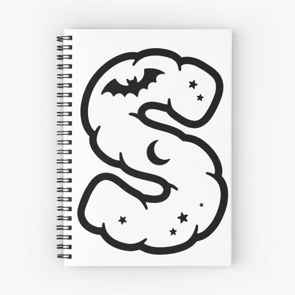 Item preview, Spooky Halloween Letter S Bat Moon designed and sold by remoteart.