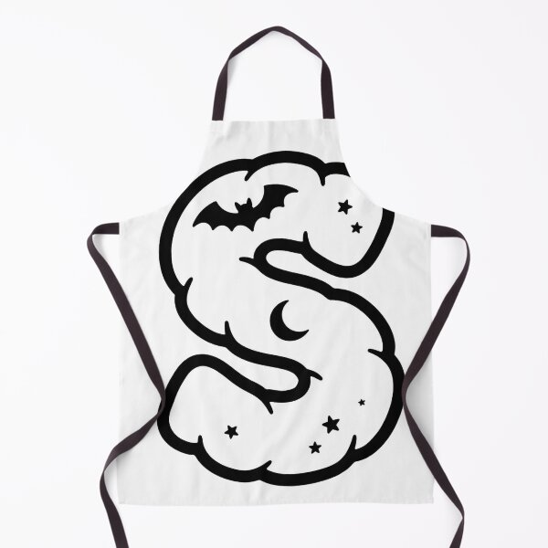 Item preview, Spooky Halloween Letter S Bat Moon designed and sold by remoteart.