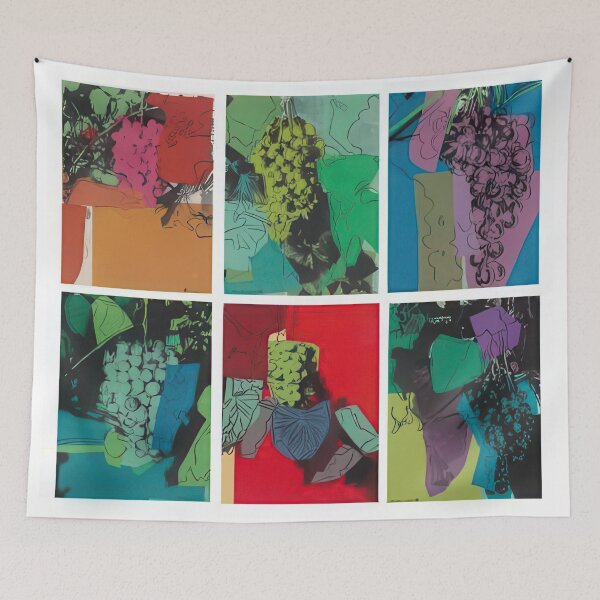 Item preview, Grapes (complete set) (diamond dust) - Print by Andy Warhol designed and sold by stevengrossman.