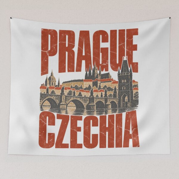 Item preview, Prague Czechia Charles Bridge Castle Vintage designed and sold by Yellowriversss.