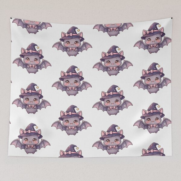 Item preview, Witchy spooky cute bat designed and sold by priyankajustine.