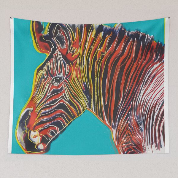 Item preview, Grevy's Zebra (F. & S. II.300) - Print by Andy Warhol designed and sold by stevengrossman.