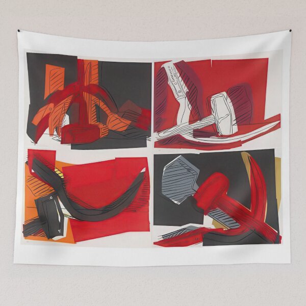 Item preview, Hammer and Sickle (complete set) - Print by Andy Warhol designed and sold by stevengrossman.