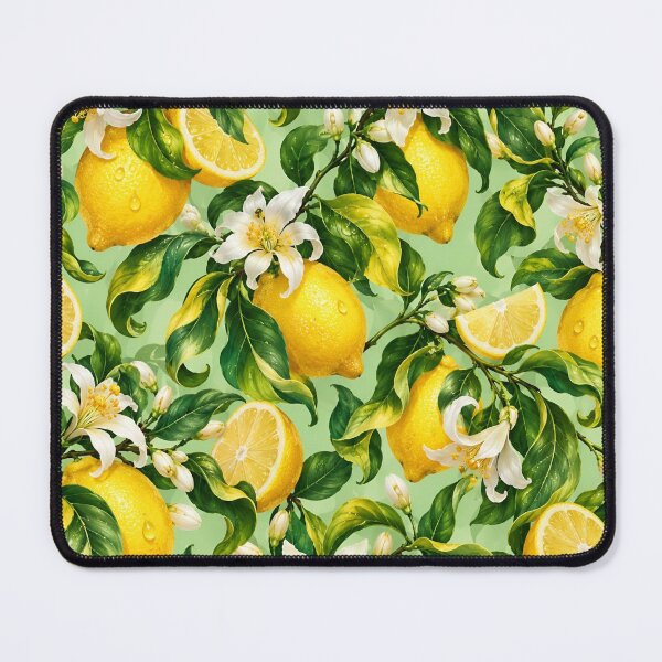 Item preview, Lemon Blossom Botanical Pattern – Citrus Garden Aesthetic designed and sold by IRON SIREN.