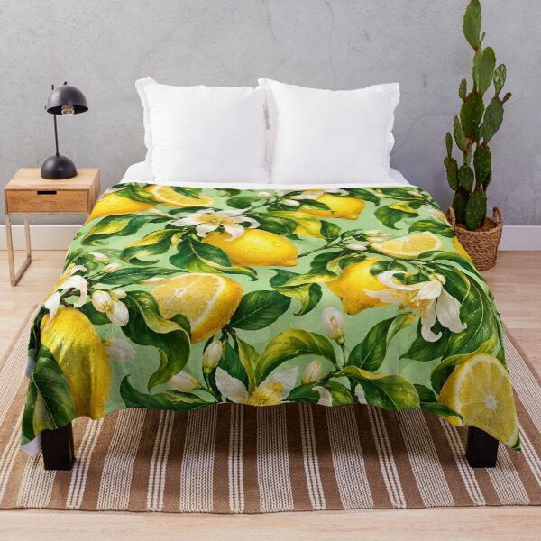 Item preview, Lemon Blossom Botanical Pattern – Citrus Garden Aesthetic designed and sold by IRON SIREN.
