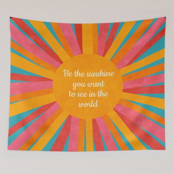 Item preview, Be the sunshine blue designed and sold by Ana Gorozpe.