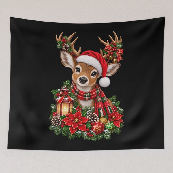 Item preview, Cute Christmas Deer designed and sold by RockitBaby.