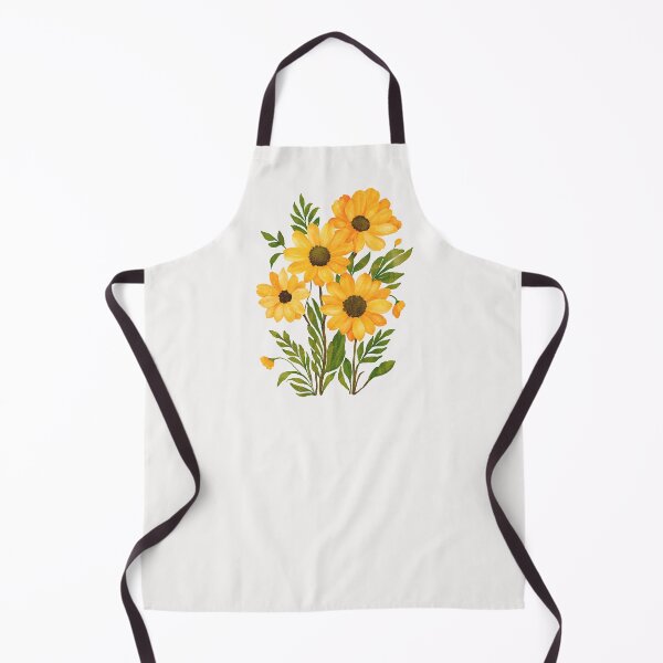 Item preview, Yellow mini sun flower bouquet watercolour floral art  designed and sold by moteemade.