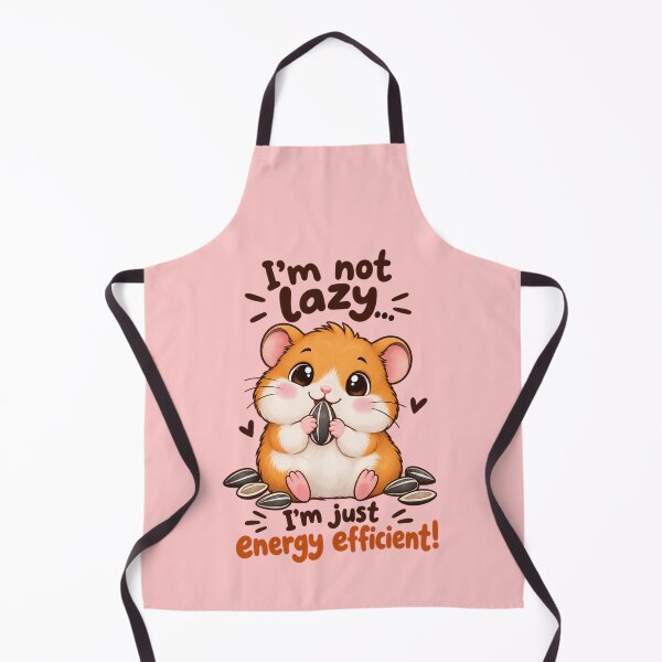 Item preview, Cute Funny Hamster “I’m Not Lazy, I’m Just Energy Efficient” Kawaii Animal designed and sold by JrNergal.
