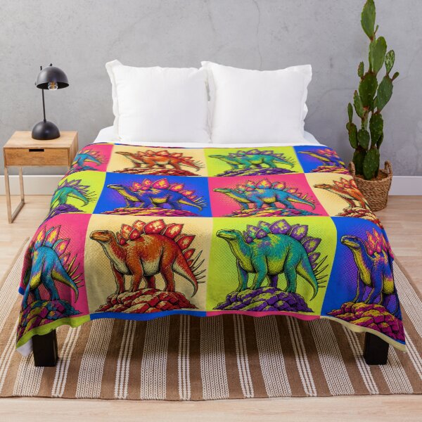 Item preview, Stegosaurus Pop Art Style designed and sold by cbfineart.