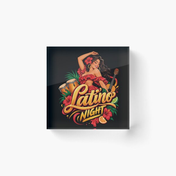 Item preview, Latino Night Salsa Dancing Music Tropical Fiesta designed and sold by CrazySzoopWorld.