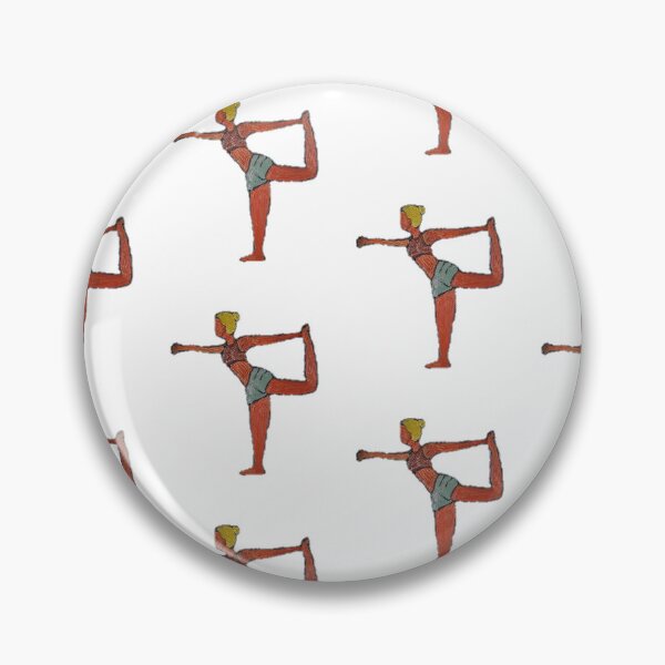 Item preview, girl doing yoga designed and sold by Veroverove.