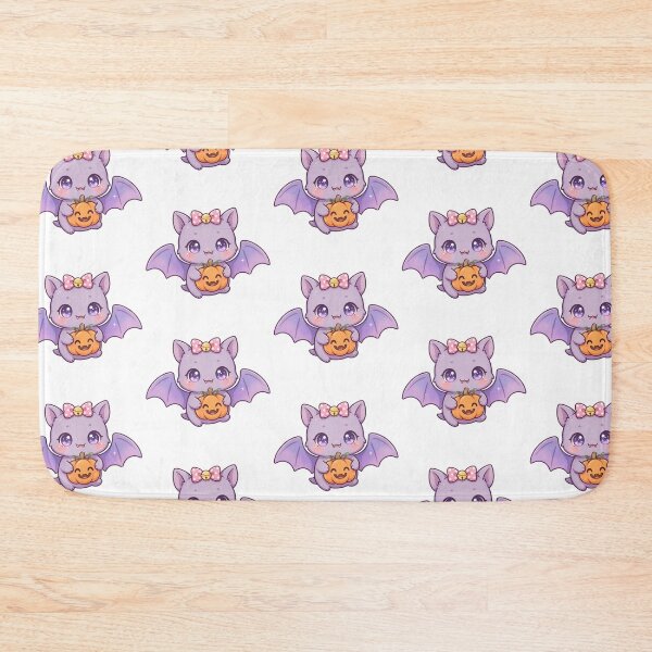 Item preview, Cute bat with pumpkin  designed and sold by priyankajustine.