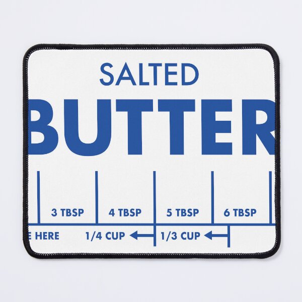 Item preview, Salted Butter Measuring Guide Label designed and sold by remoteart.