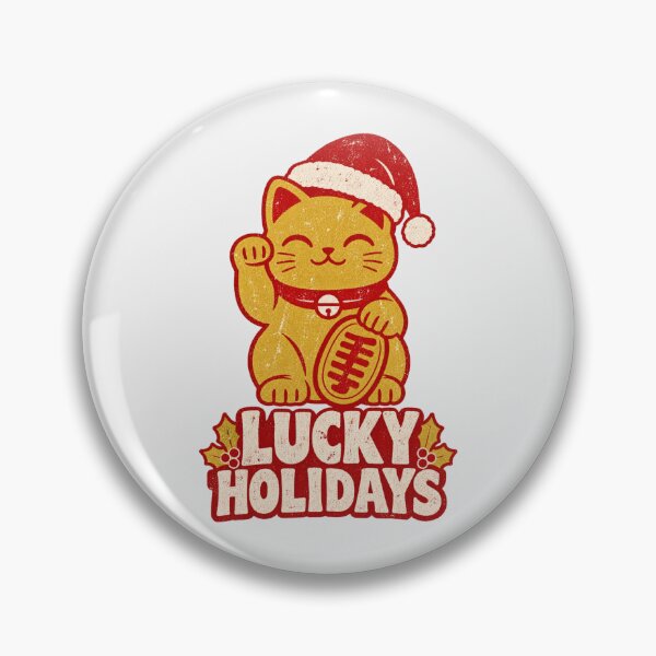 Item preview, Maneki Neko Lucky Cat Christmas Santa designed and sold by Yellowriversss.