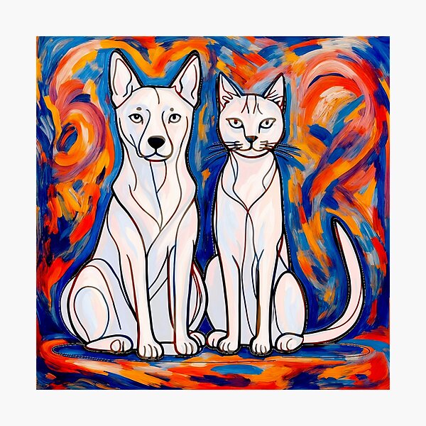 Item preview, A Celebration of Canine and Feline Bond #3 designed and sold by Helios Be. Lavsh.