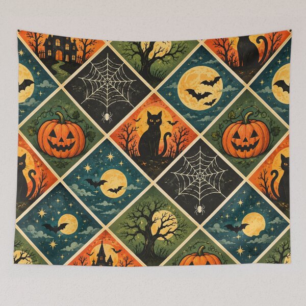 Item preview, Halloween pattern designed and sold by trendspatterns.