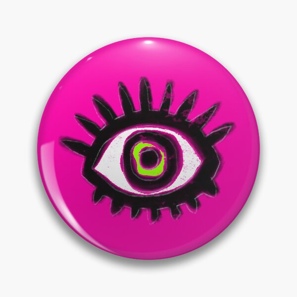 Item preview, Hot Pink Eyes Pattern | Punk Pop Art designed and sold by Multiply 6 by 9.