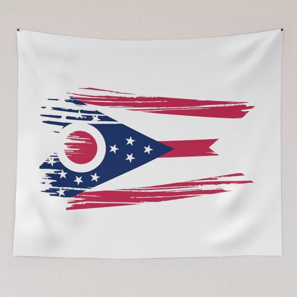 Item preview, Ohio Distressed Flag Veteran Gift Military Pride OH designed and sold by shitpostee.