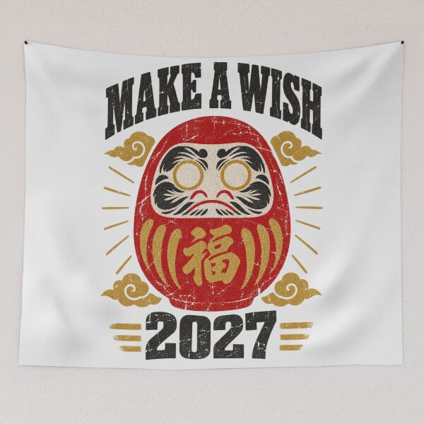 Item preview, Daruma Doll Make A Wish 2027 Japanese designed and sold by Yellowriversss.