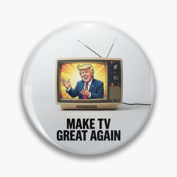 Item preview, Make TV Great Again Retro Sarcastic Television Satire designed and sold by SmartPuns.