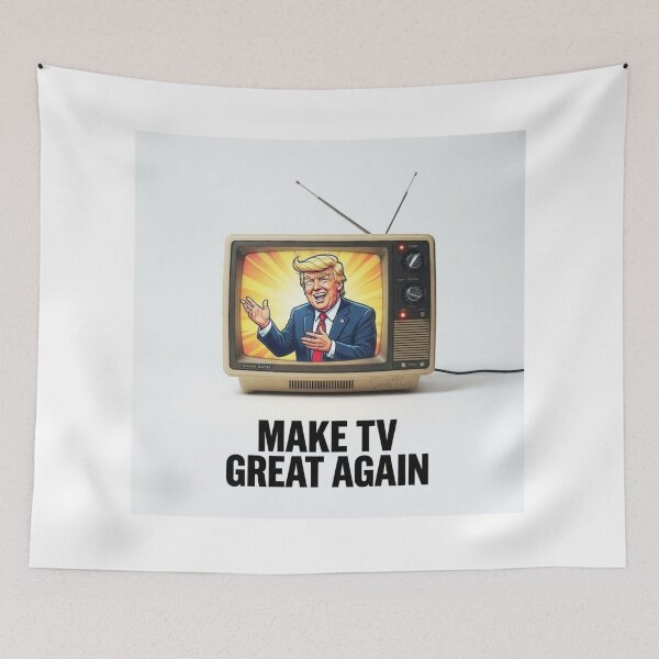 Item preview, Make TV Great Again Retro Sarcastic Television Satire designed and sold by SmartPuns.