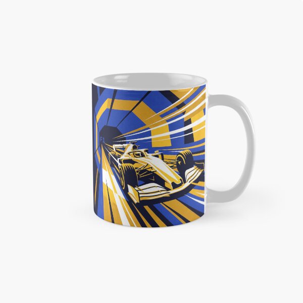 Item preview, F1 Racing Car Speed Tunnel Blue Yellow Motorsport Graphic designed and sold by KiwiRider.