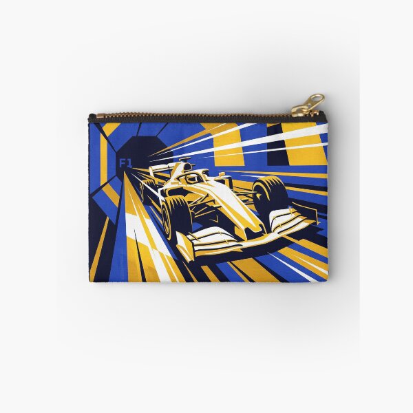 Item preview, F1 Racing Car Speed Tunnel Blue Yellow Motorsport Graphic designed and sold by KiwiRider.