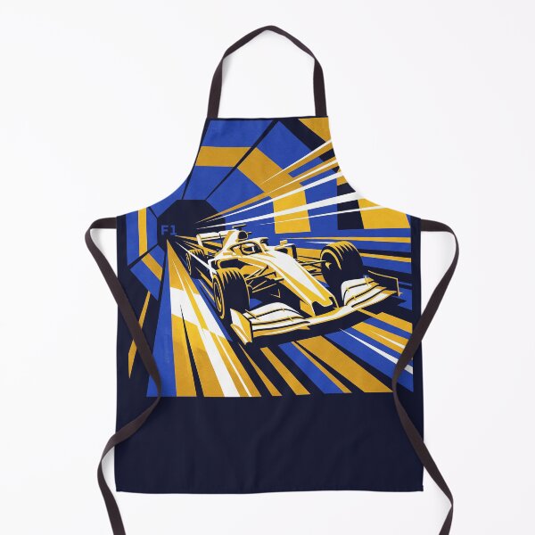 Item preview, F1 Racing Car Speed Tunnel Blue Yellow Motorsport Graphic designed and sold by KiwiRider.