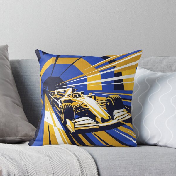 Item preview, F1 Racing Car Speed Tunnel Blue Yellow Motorsport Graphic designed and sold by KiwiRider.