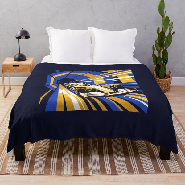 Item preview, F1 Racing Car Speed Tunnel Blue Yellow Motorsport Graphic designed and sold by KiwiRider.