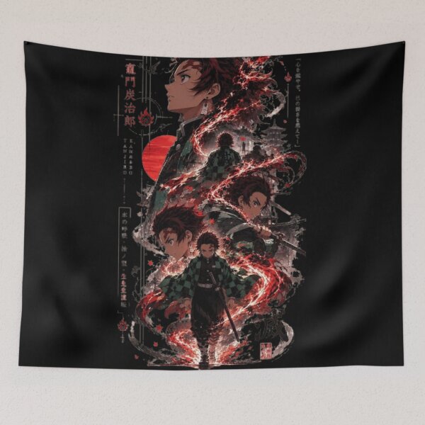 Item preview, Tanjiro of Kimetsu no yaiba designed and sold by Kaori Dream Space.