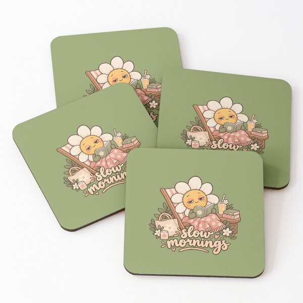 Item preview, Slow Mornings Daisy | Cozy Summer Reading designed and sold by Daisylazyshopy.