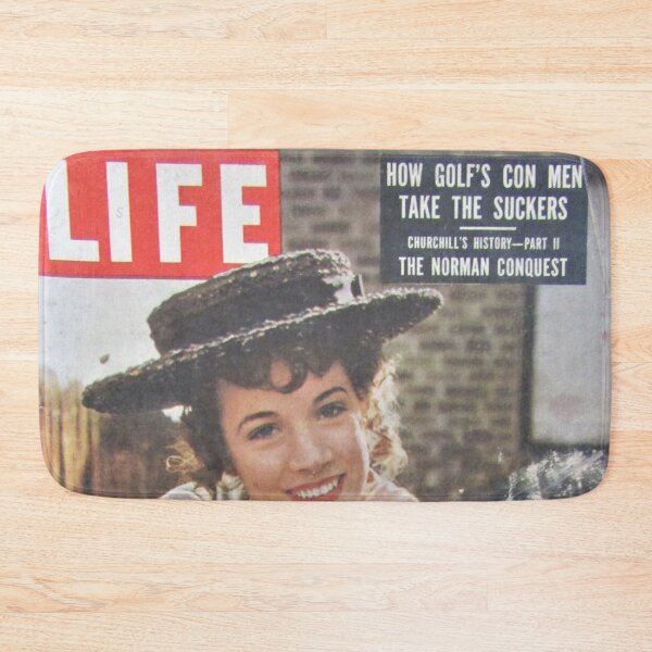 Item preview, Life Magazine Cover Julie Andrews Vintage Girls Ladies Women Wall Art Poster Print Tee Cushion Mug Shirt designed and sold by Cool Robot Bro..