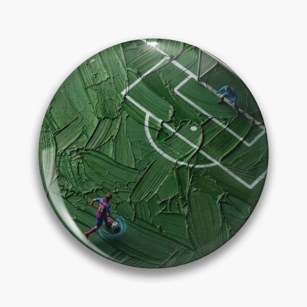 Item preview, Blaugrana Miniature Textured Football Paint designed and sold by Aiden Posters.
