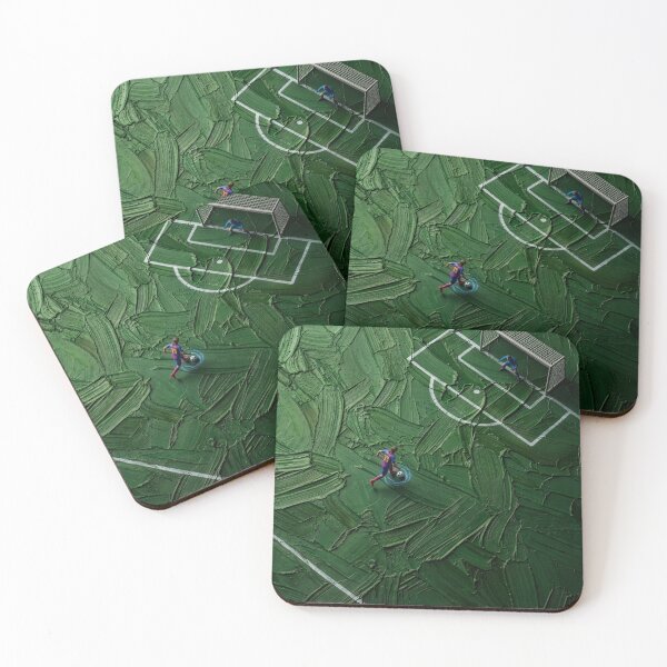 Item preview, Blaugrana Miniature Textured Football Paint designed and sold by Aiden Posters.