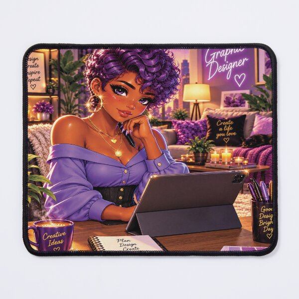 Item preview, Graphic Designer - Purple designed and sold by Arlinda's Flavour.