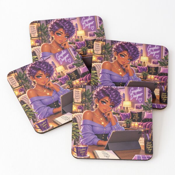 Item preview, Graphic Designer - Purple designed and sold by Arlinda's Flavour.