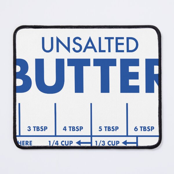 Item preview, Unsalted Butter Measuring Guide Label designed and sold by remoteart.