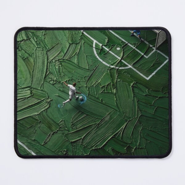 Item preview, White Miniature Textured Football Paint designed and sold by Aiden Posters.