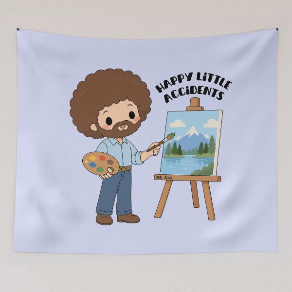 Item preview, Happy little accidents - bob ross designed and sold by PeachyLitchi.