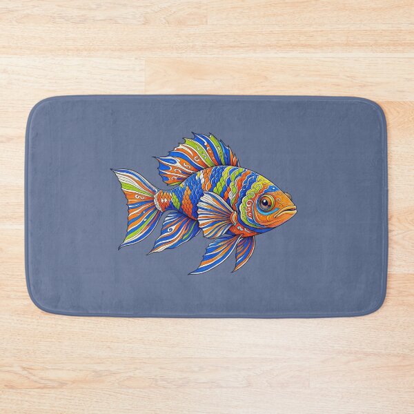 Item preview, Mandarin Fish Art, Colorful Psychedelic designed and sold by gkhanco.