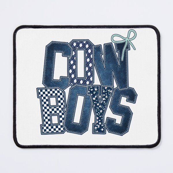 Item preview, Cowboys Coquette Bow Distressed Football Team Spirit designed and sold by RockTheFeal.