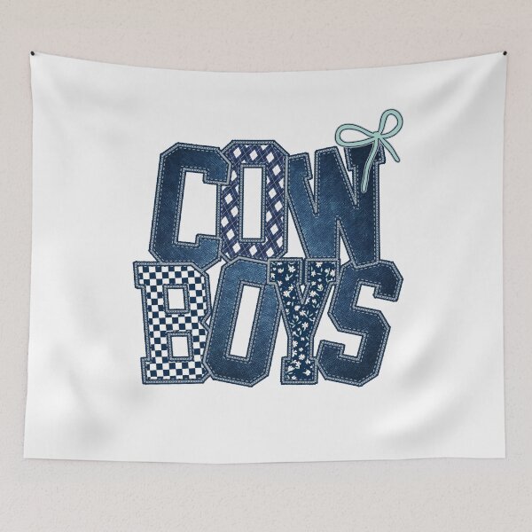 Item preview, Cowboys Coquette Bow Distressed Football Team Spirit designed and sold by RockTheFeal.