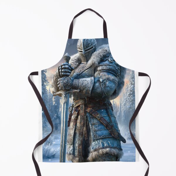 Item preview, Imposing Ice Knight in a Snowy Landscape Scene designed and sold by Artessie.